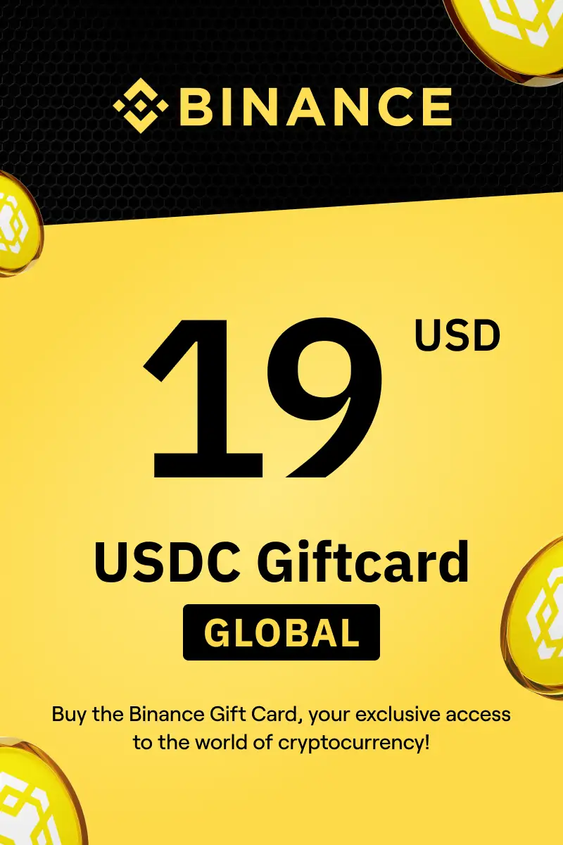Binance (USDC) 19 USD Gift Card (Global) - Digital Key afbeelding 1