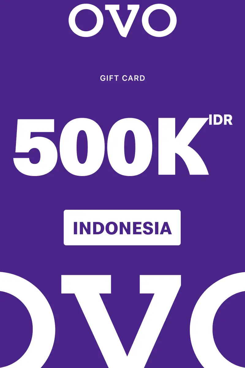 Ovo Cash 500000 IDR Gift Card (Indonesia) - Digital Key