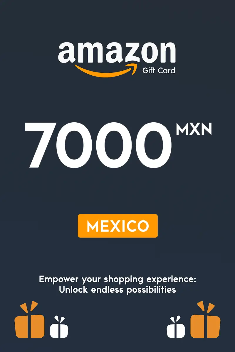 Amazon 7000 MXN Gift Card (Mexico) - Digital Key