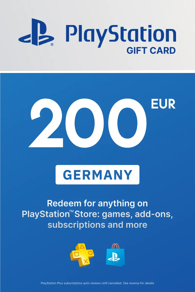 PlayStation Store 200 EUR Gift Card (Germany) - Digital Key