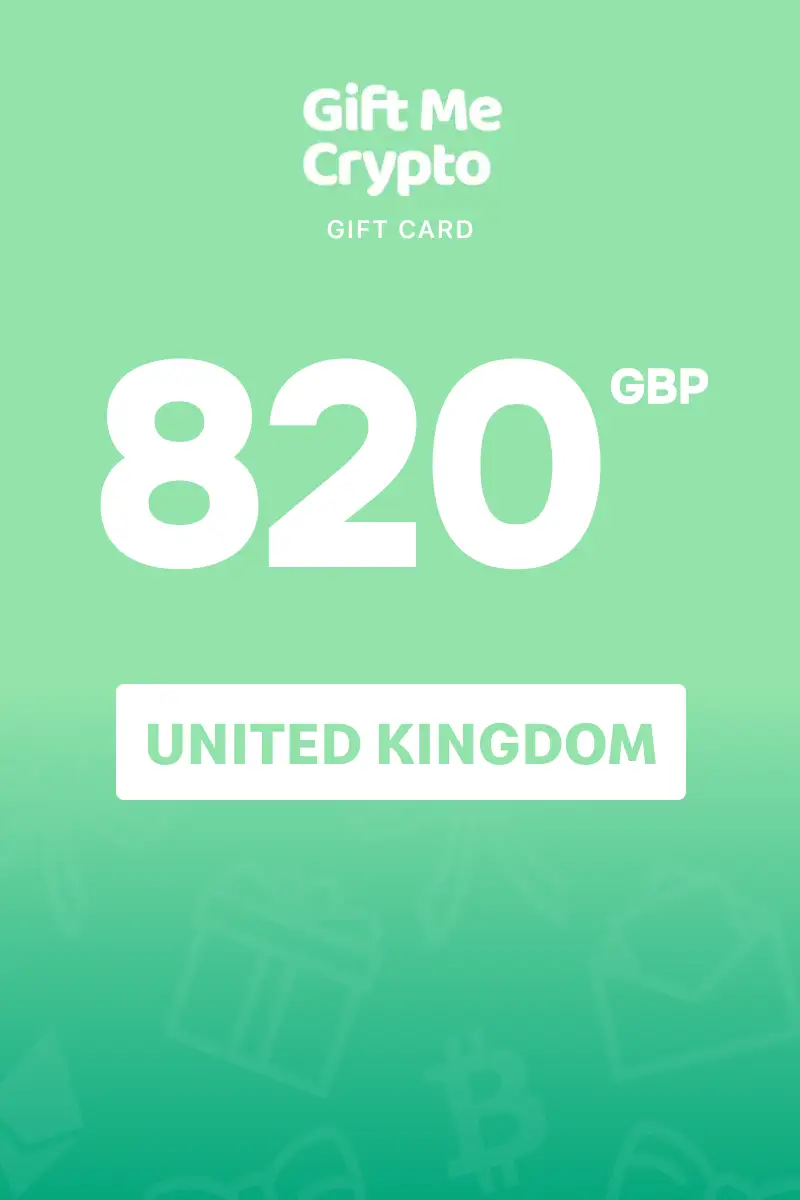 Gift Me Crypto (ETH) 820 GBP Gift Card (United Kingdom) - Digital Key