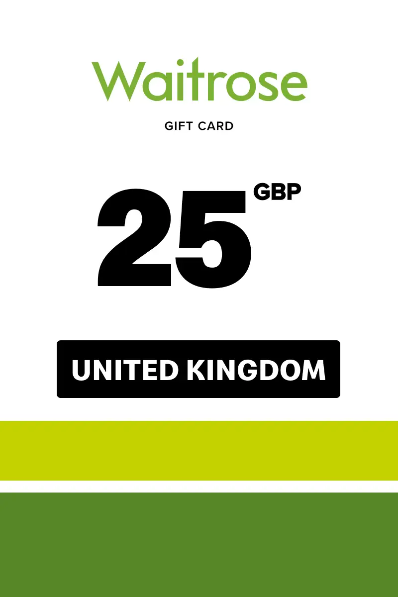Waitrose 25 GBP Gift Card (United Kingdom) - Digital Key
