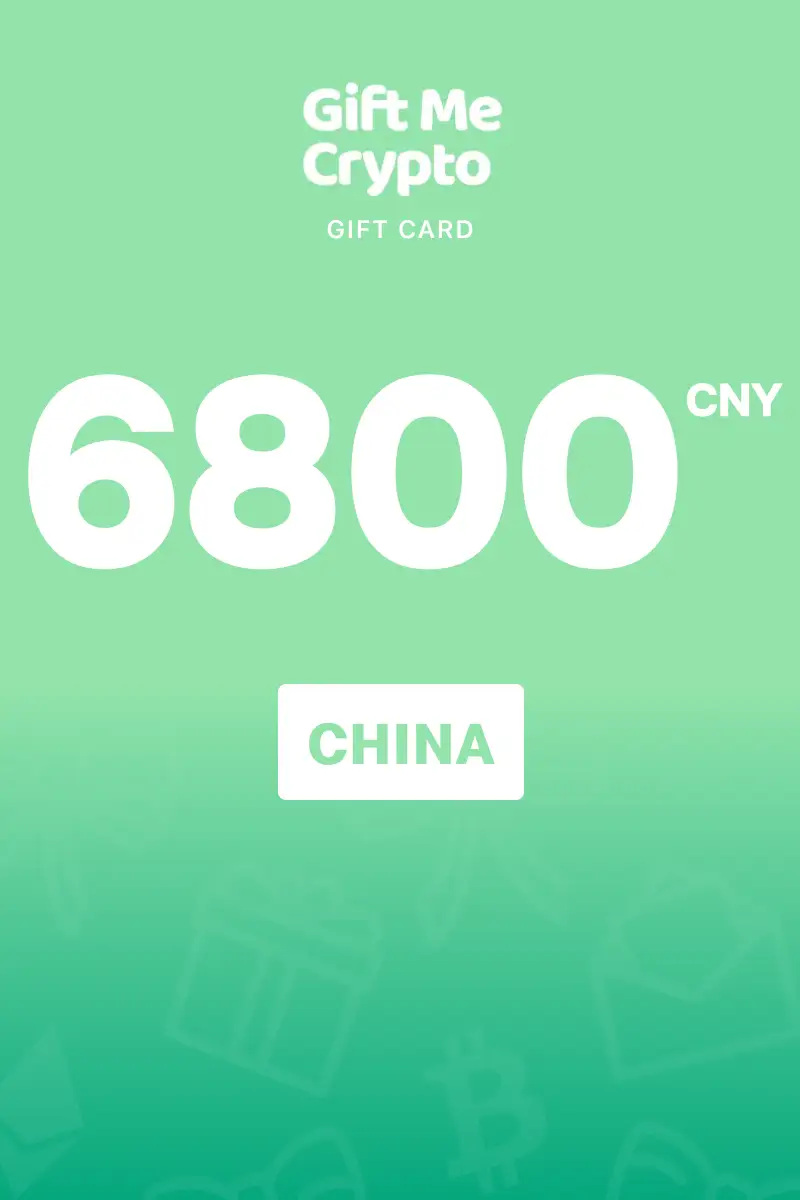 Gift Me Crypto 6800 CNY Gift Card (China) - Digital Key