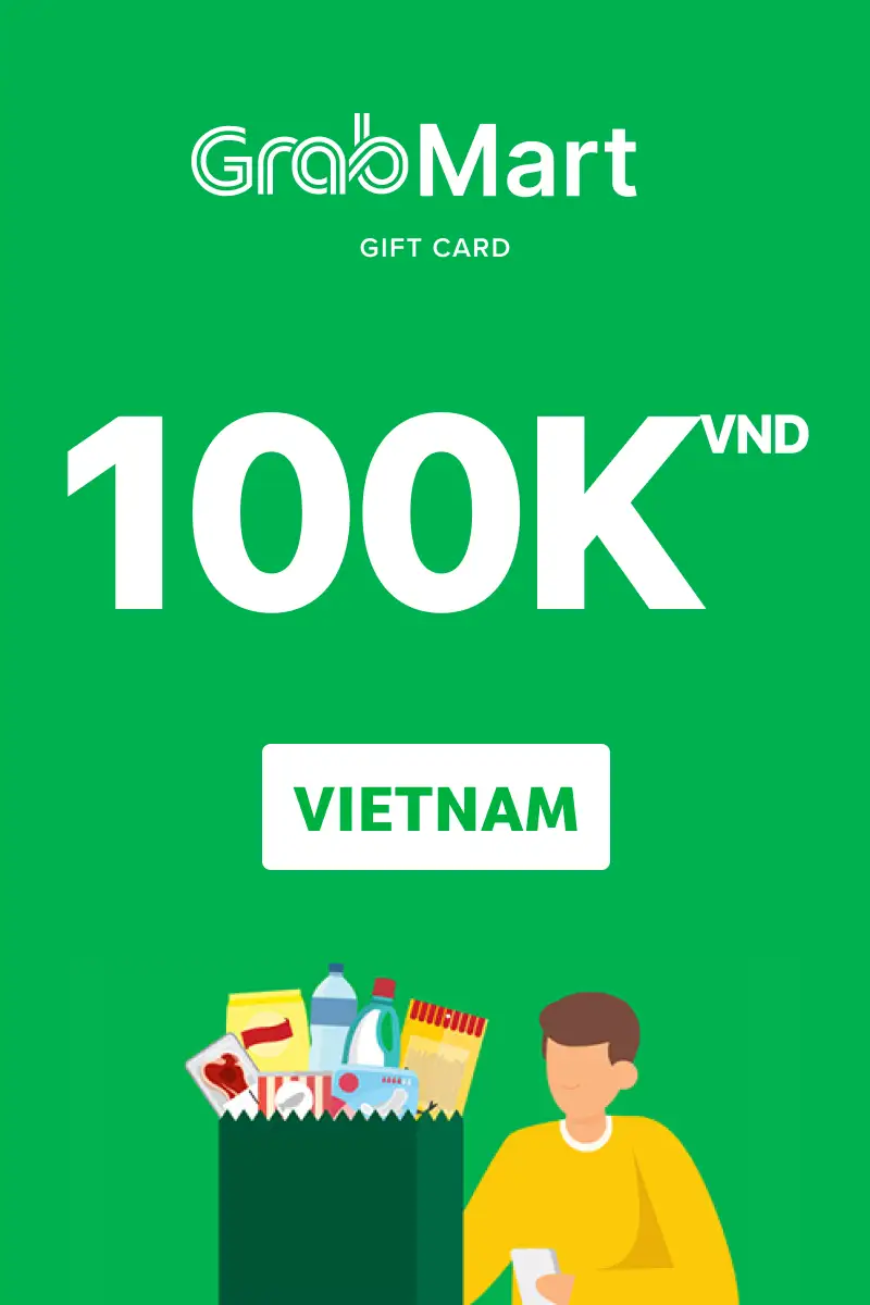Grab Mart 100000 VND Gift Card (Vietnam) - Digital Key