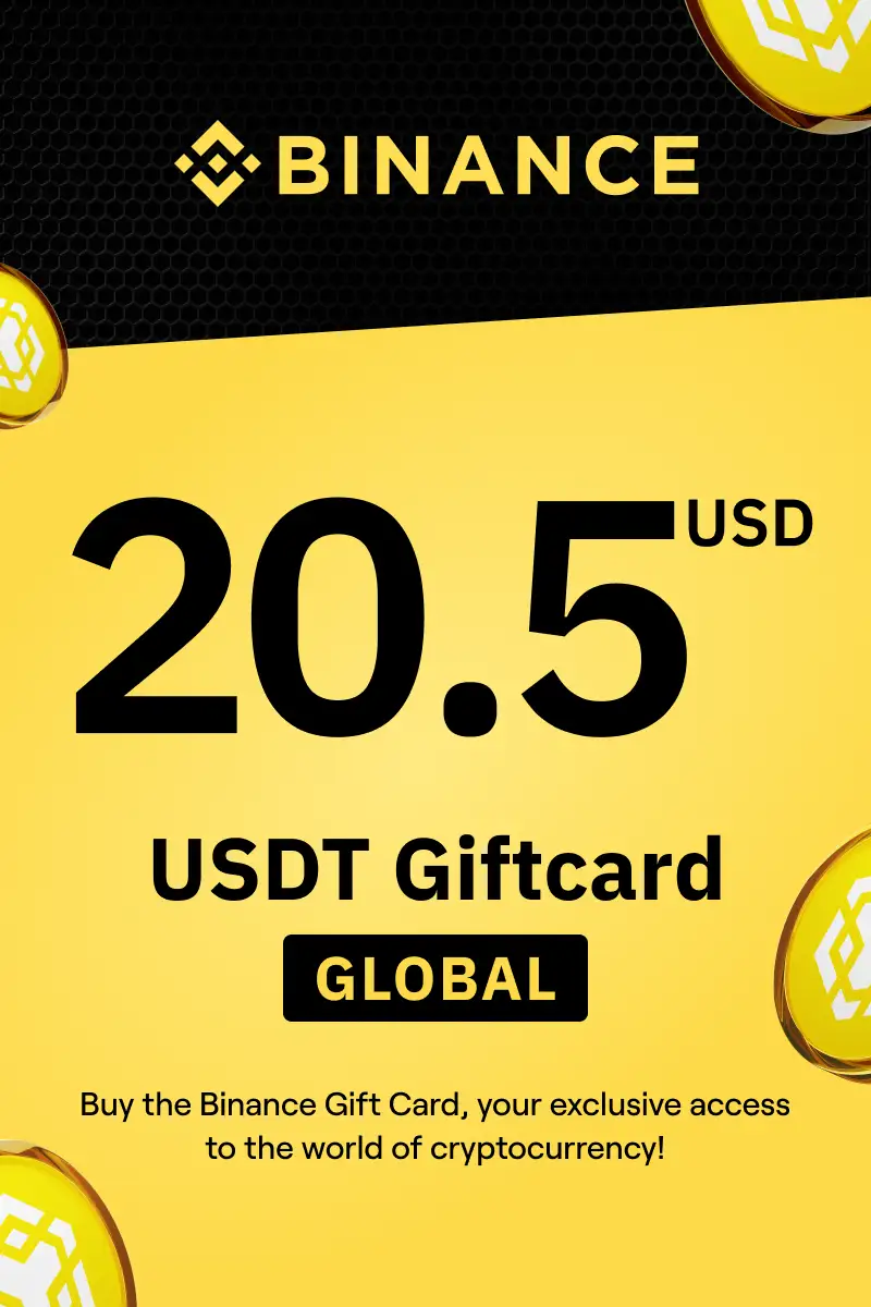 Binance (USDT) 20.5 USD Gift Card (Global) - Digital Key