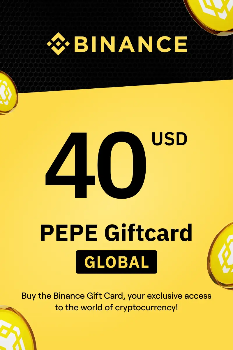 Binance (PEPE) 40 USD Gift Card (Global) - Digital Key