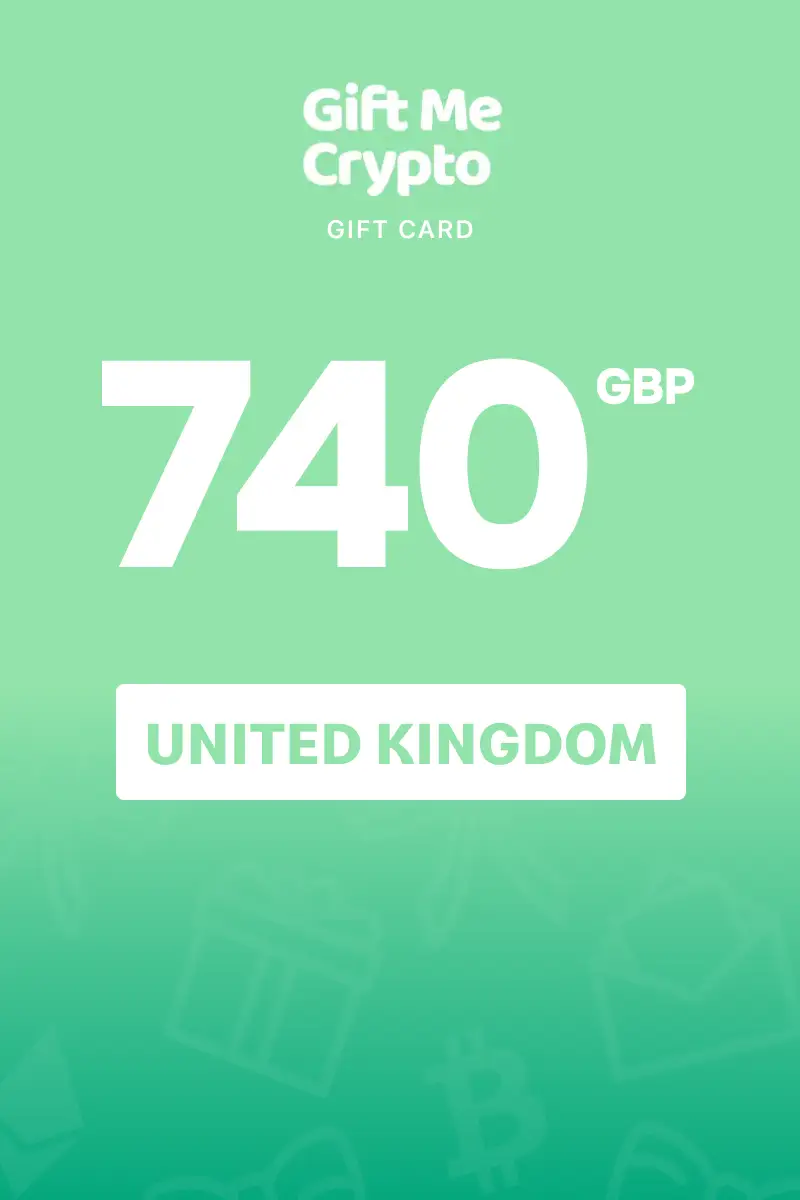 Gift Me Crypto (DOGE) 740 GBP Gift Card (United Kingdom) - Digital Key