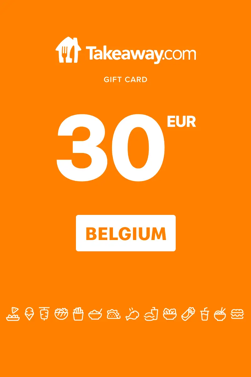 Takeaway 30 EUR Gift Card (Belgium) - Digital Key