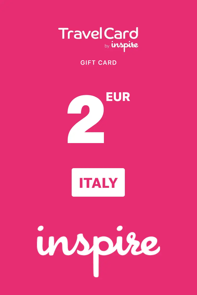 TravelCard by Inspire 2 EUR Gift Card (Italy) - Digital Key