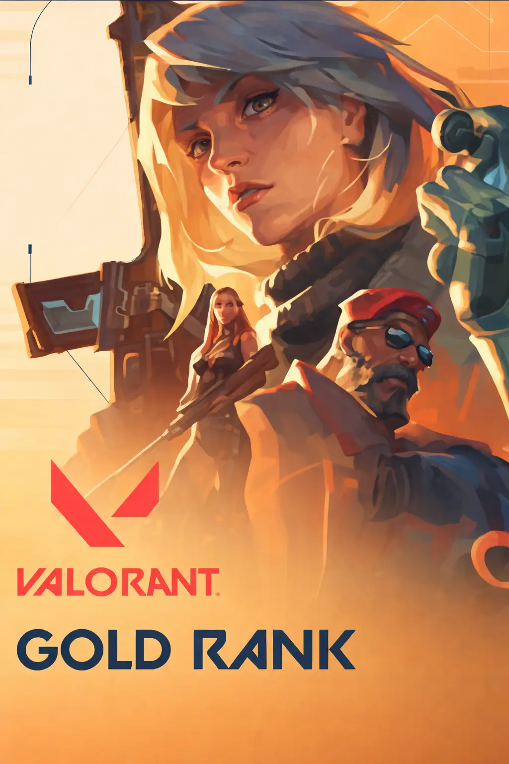Valorant Account GOLD Rank OCE Region Server (Global) (PC) - Valorant Account