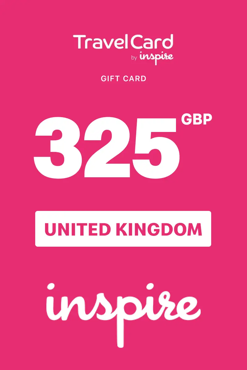 TravelCard by Inspire 325 GBP Gift Card (United Kingdom) - Digital Key