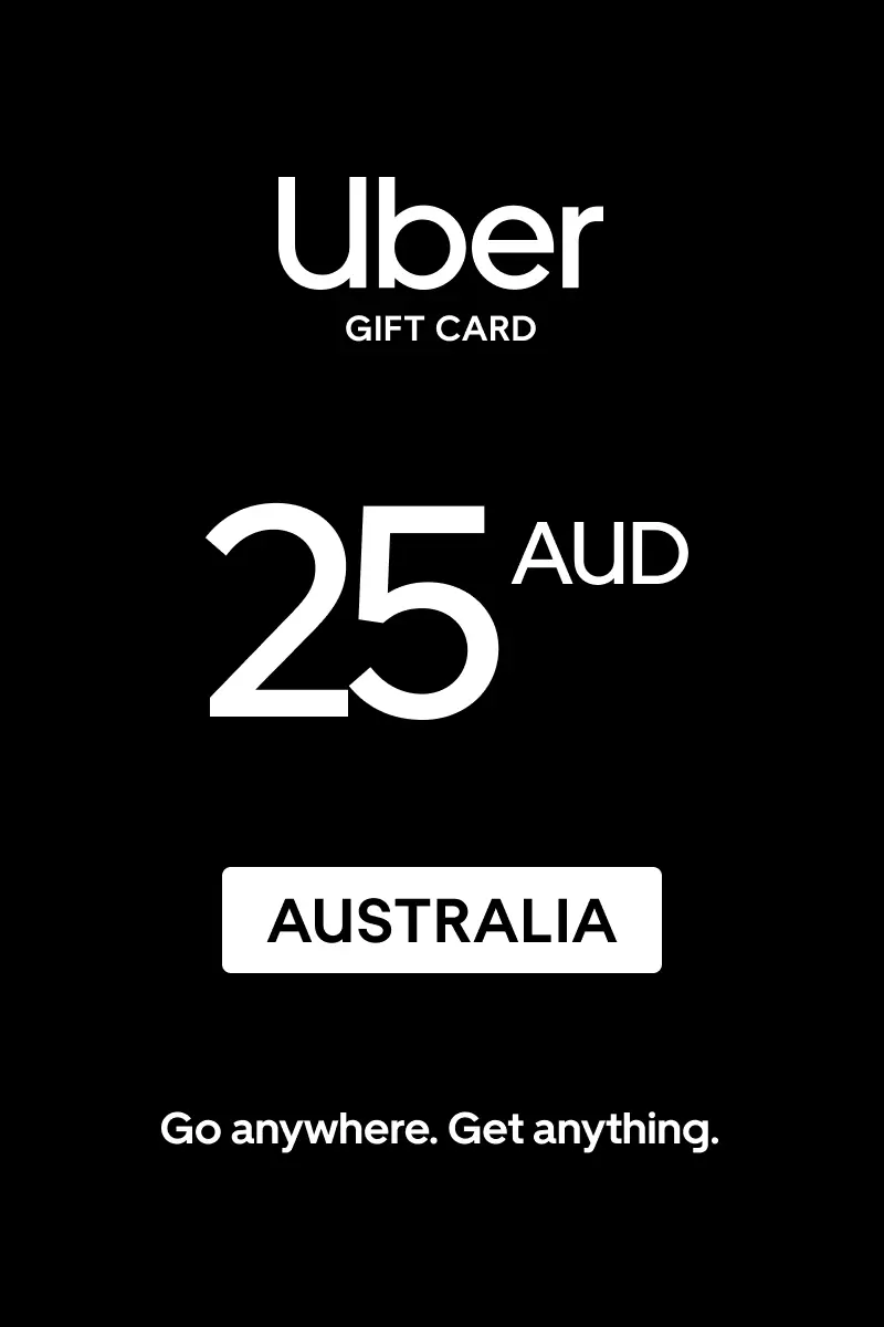 Uber 25 AUD Gift Card (Australia) - Digital Key