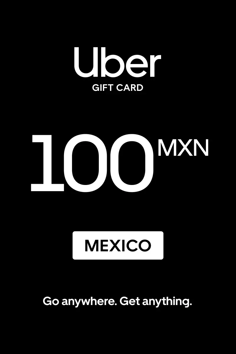 Uber 100 MXN Gift Card (Mexico) - Digital Key