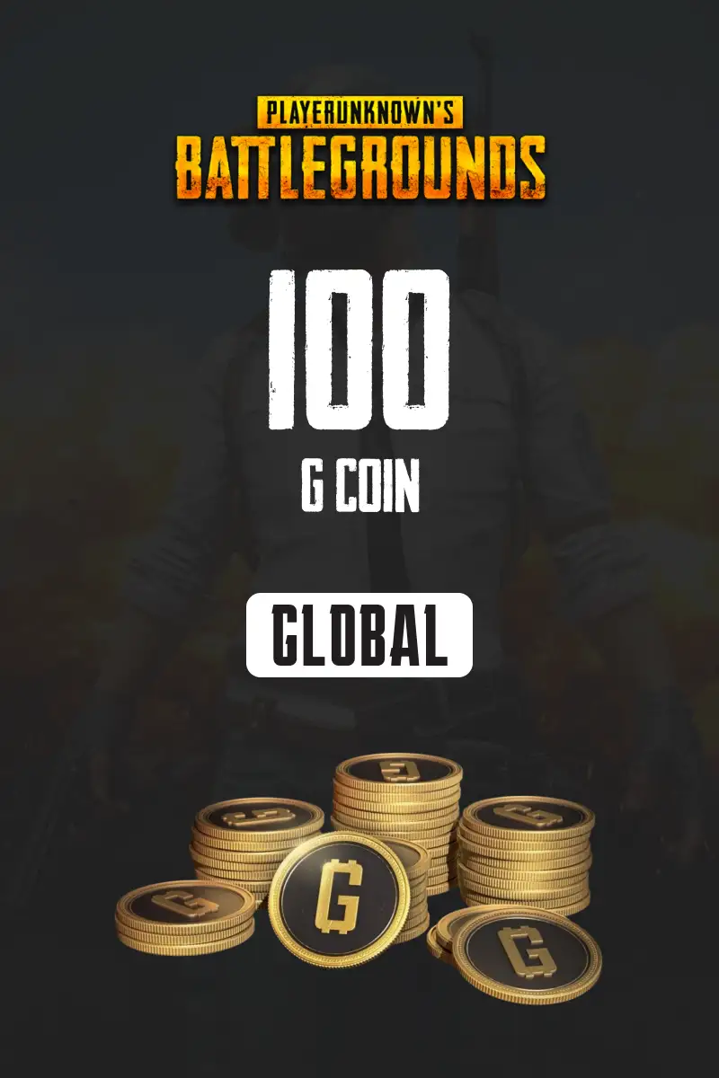 PlayerUnknown's Battlegrounds - 100 G - Coin (Global) (PC) - Steam - Digital Key