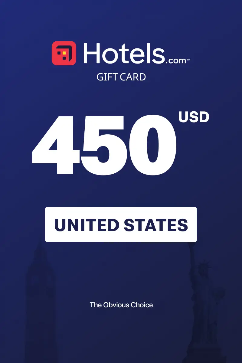 Hotels.com 450 USD Gift Card (United States) - Digital Key