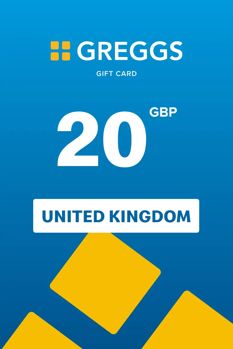 Greggs 20 GBP Gift Card (United Kingdom) - Digital Key
