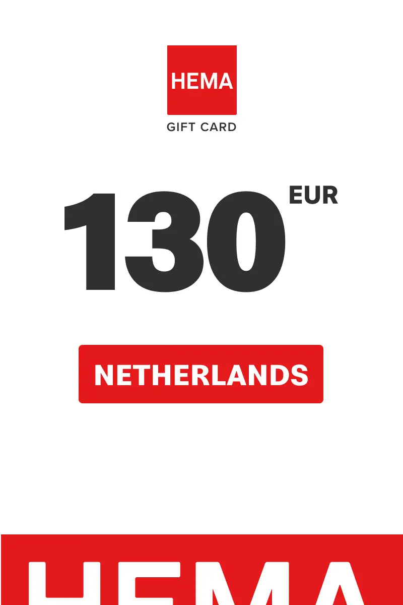 HEMA 130 EUR Gift Card (Netherlands) - Digital Key