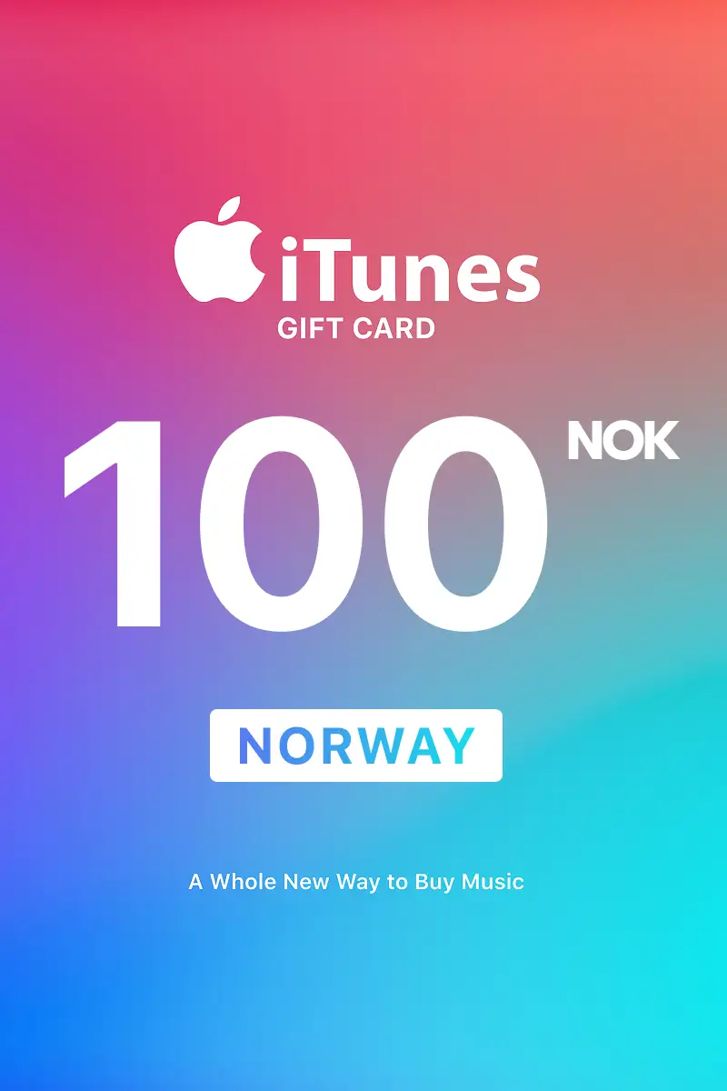 Apple iTunes 100 NOK Gift Card (Norway) - Digital Key