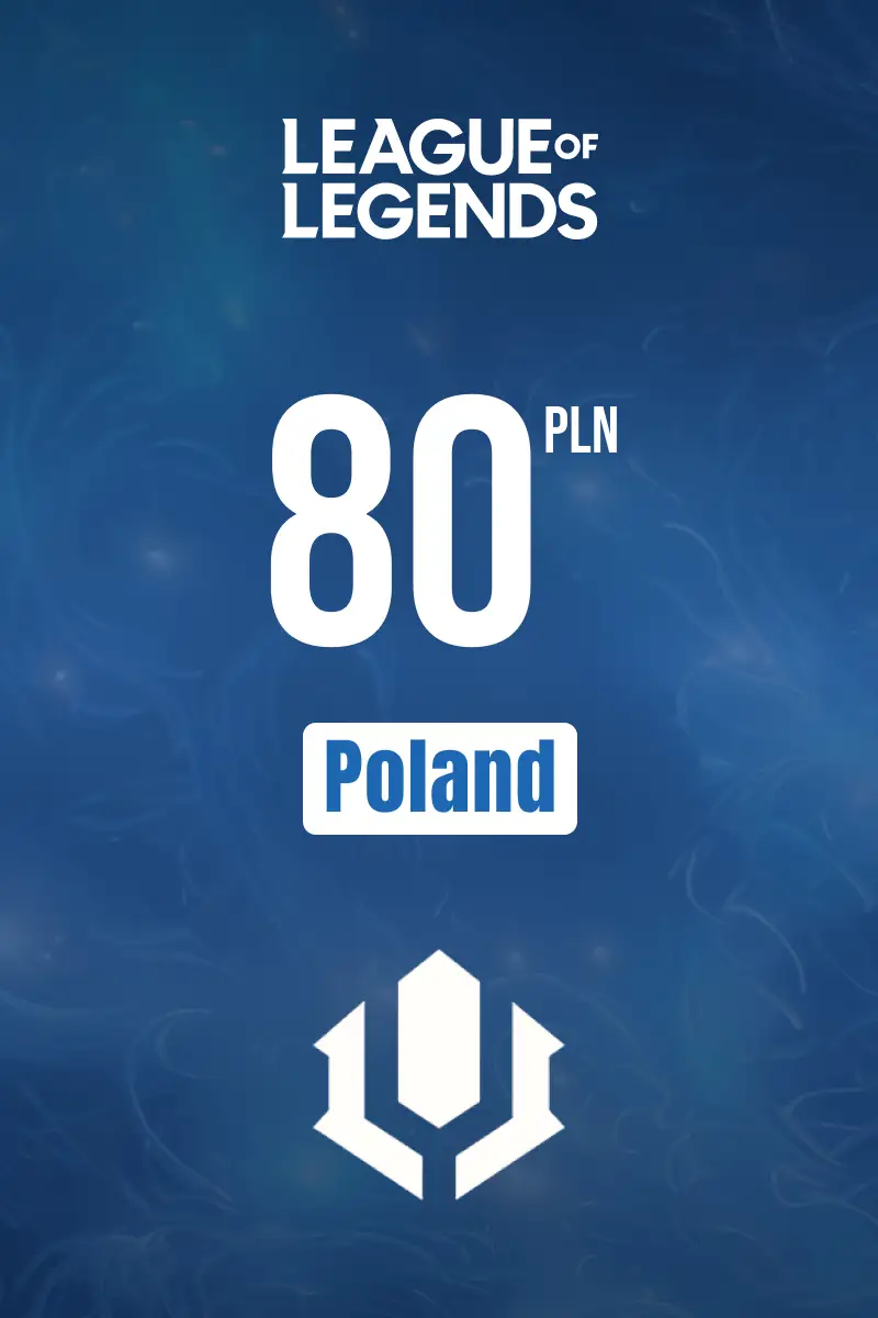 League of Legends 80 PLN Gift Card (Poland) - Digital Key