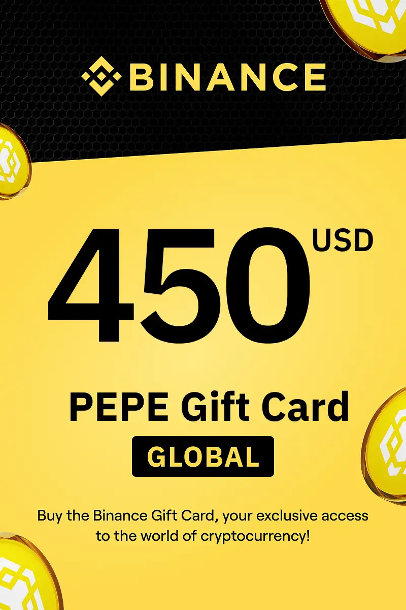 Binance (PEPE) 450 USD Gift Card (Global) - Digital Key