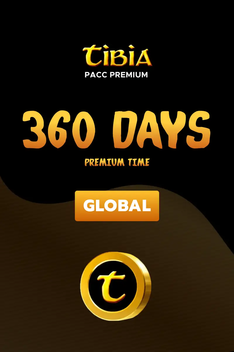 Tibia PACC Premium Time 360 Days (Global) - Digital Key