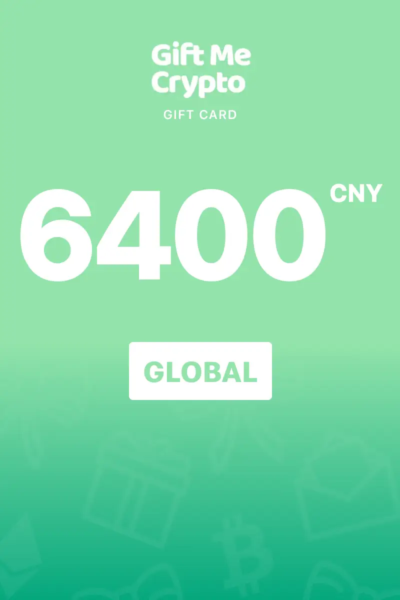 Gift Me Crypto 6400 CNY Gift Card (Global) - Digital Key