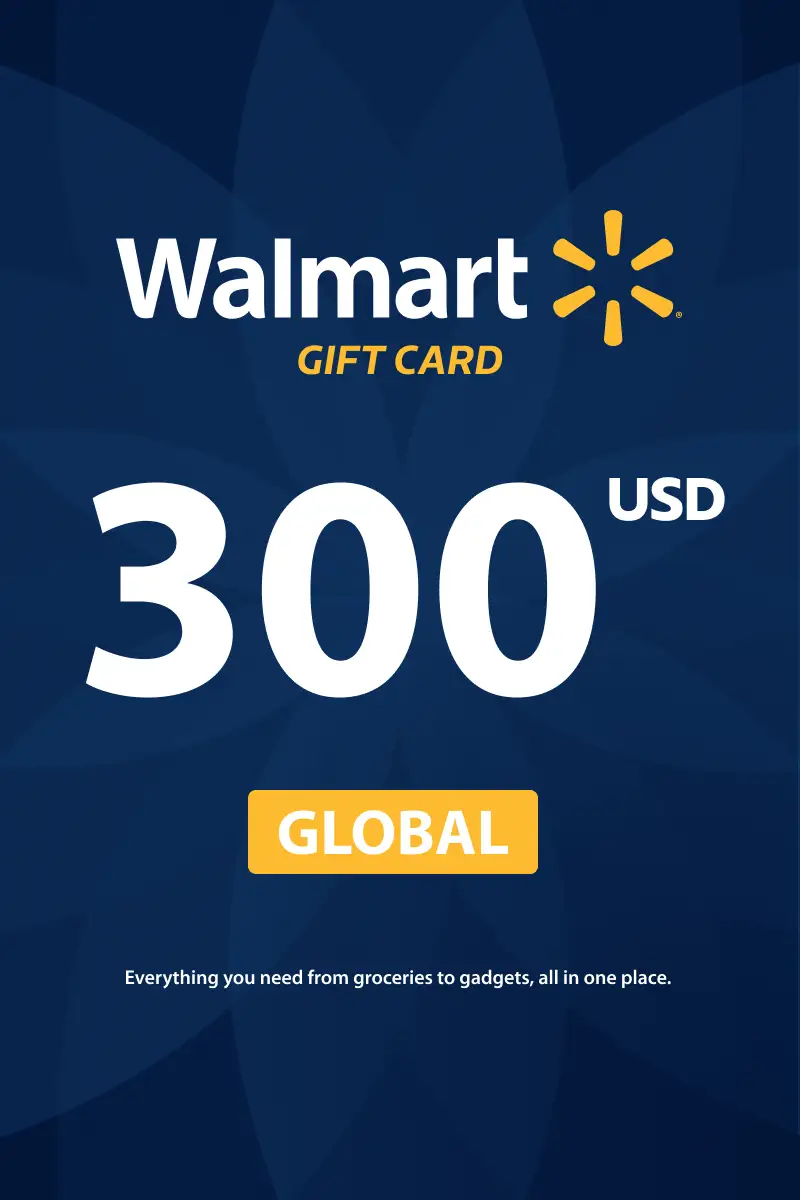 Walmart 300 USD Gift Card (Global) - Digital Key
