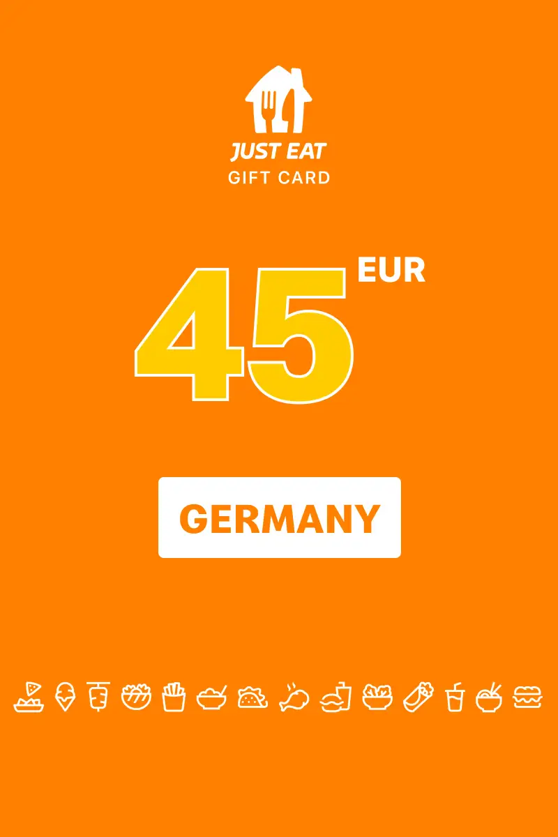 Lieferando (Just Eat) 45 EUR Gift Card (Germany) - Digital Key