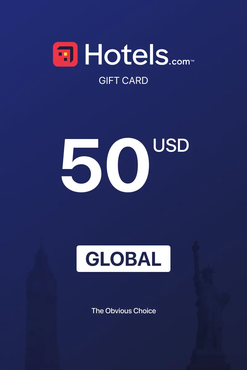 Hotels.com 50 USD Gift Card (Global) - Digital Key