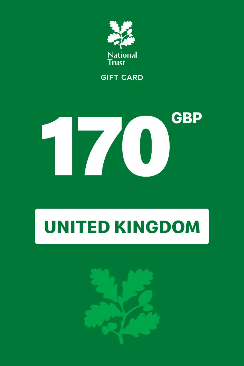 National Trust 170 GBP Gift Card (United Kingdom) - Digital Key