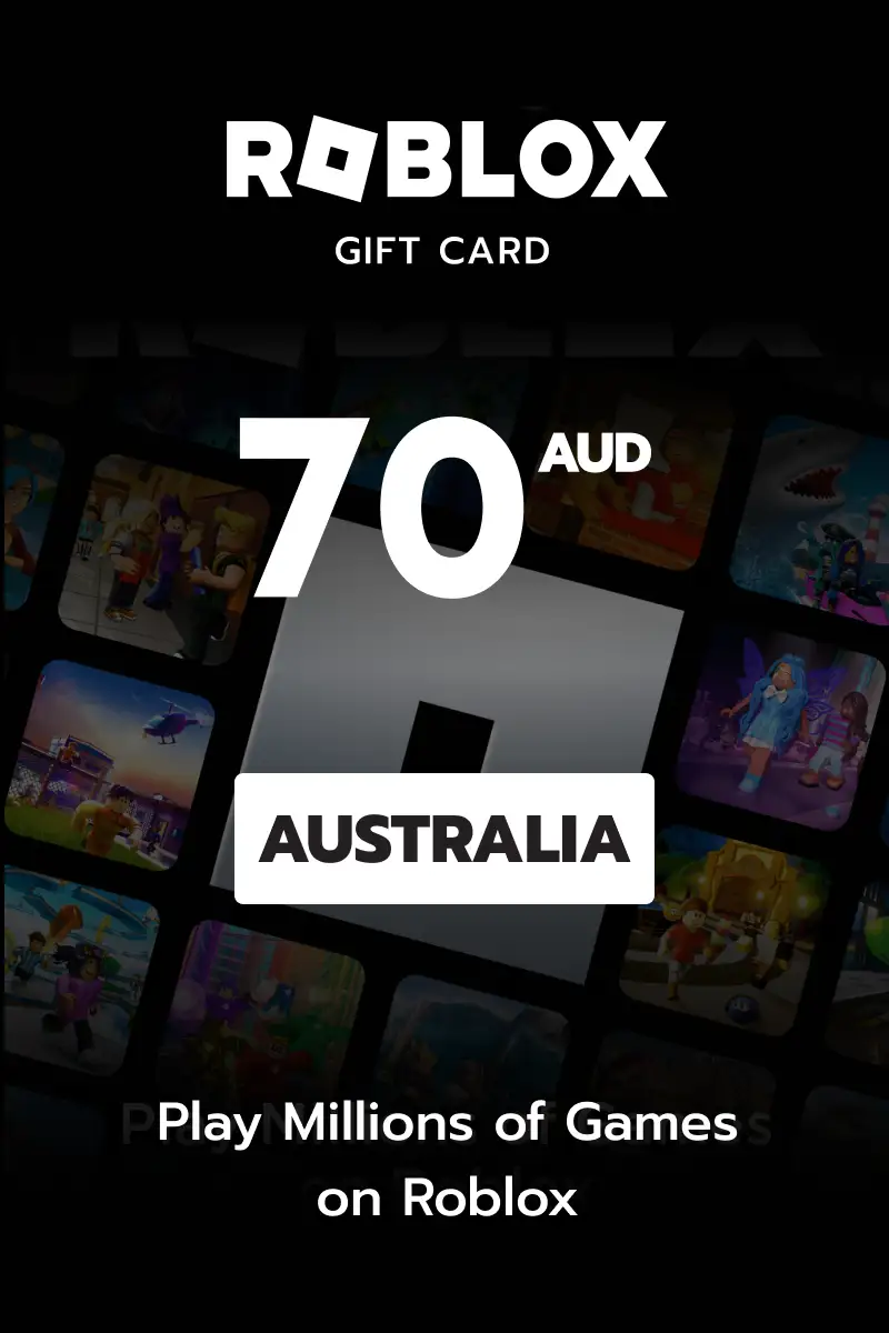 Roblox 70 AUD Gift Card (Australia) - Digital Key