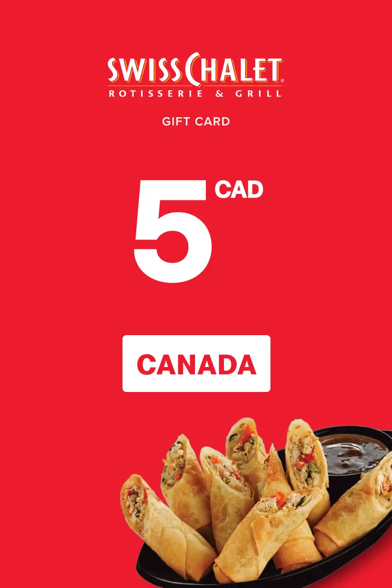 Swiss Chalet 5 CAD Gift Card (Canada) - Digital Key afbeelding 1