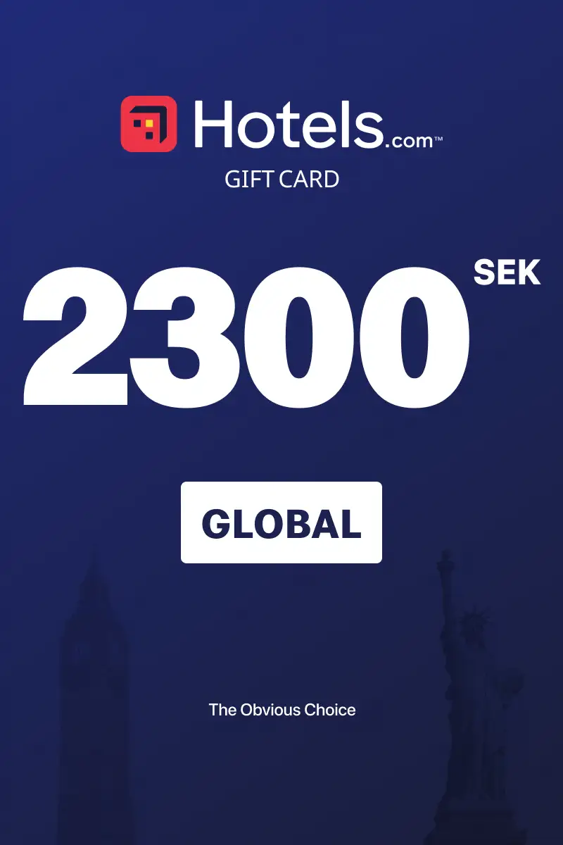 Hotels.com 2300 SEK Gift Card (Global) - Digital Key
