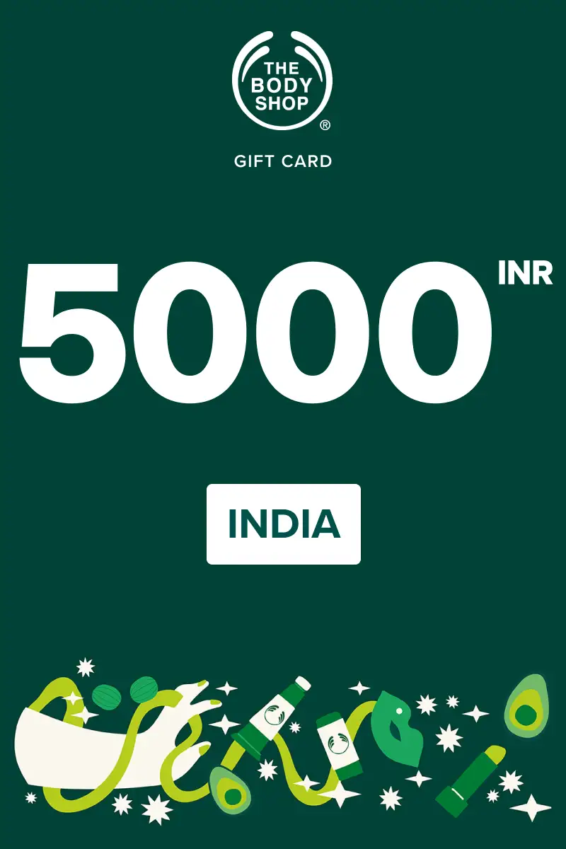 The Body Shop 5000 INR Gift Card (India) - Digital Key
