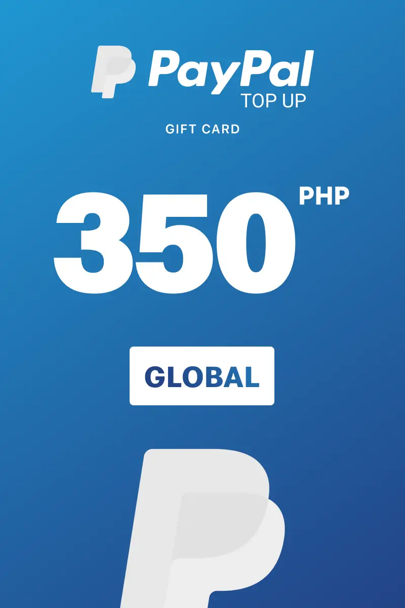 PayPal Instant Top Up 350 PHP Gift Card (Global) - Digital Key