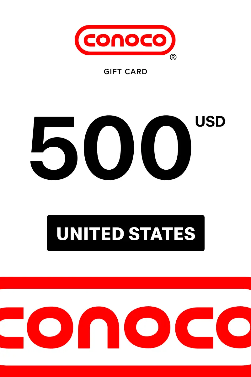 Conoco 500 USD Gift Card (United States) - Digital Key