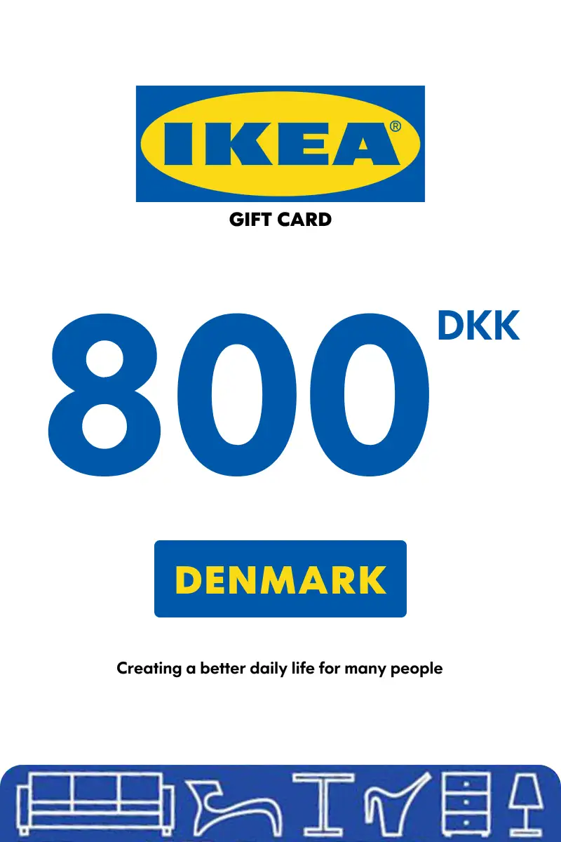 IKEA 800 DKK Gift Card (Denmark) - Digital Key