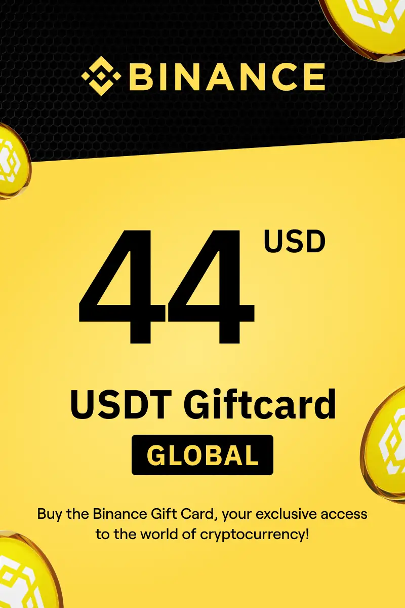 Binance (USDT) 44 USD Gift Card (Global) - Digital Key