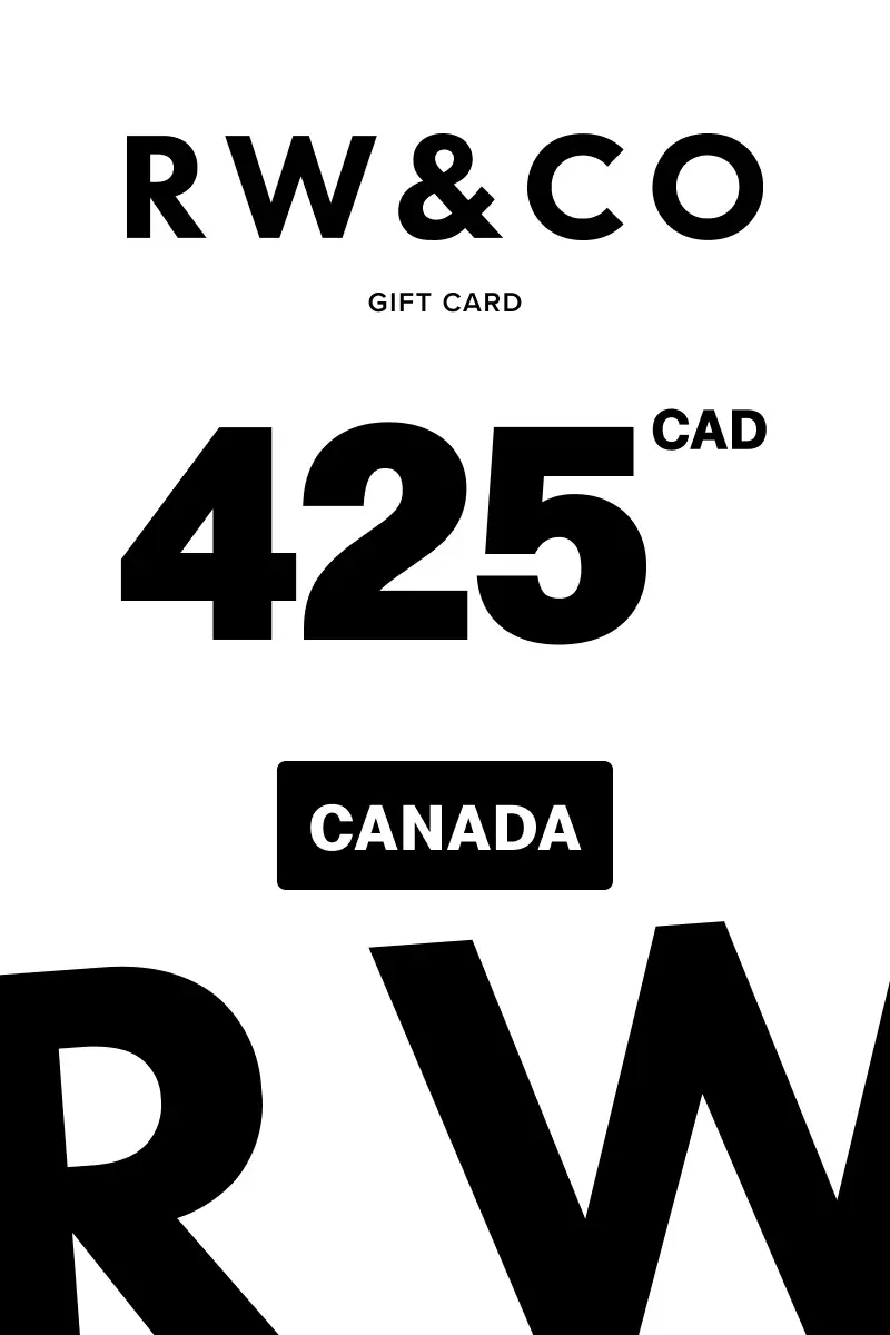 RW and Co 425 CAD Gift Card (Canada) - Digital Key