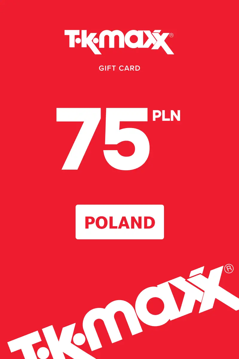 TK Maxx 75 PLN Gift Card (Poland) - Digital Key