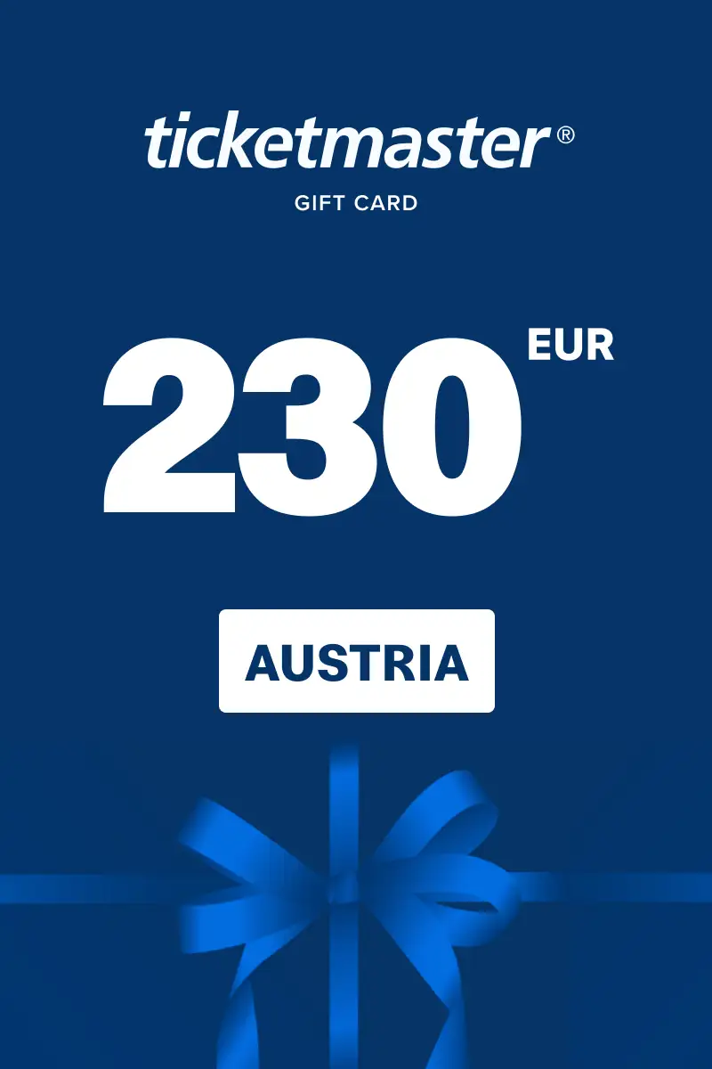 Ticketmaster 230 EUR Gift Card (Austria) - Digital Key