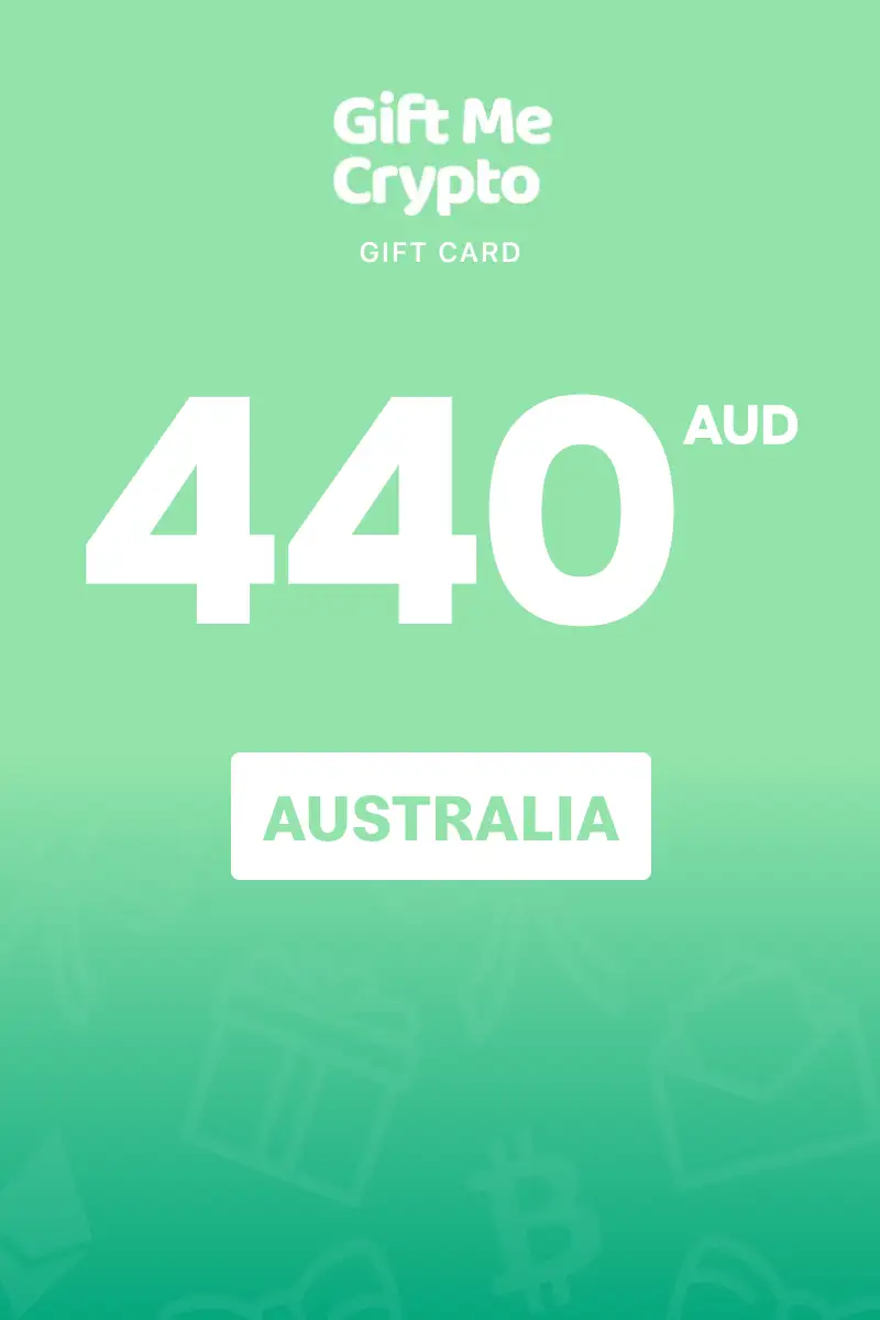 Gift Me Crypto 440 AUD Gift Card (Australia) - Digital Key