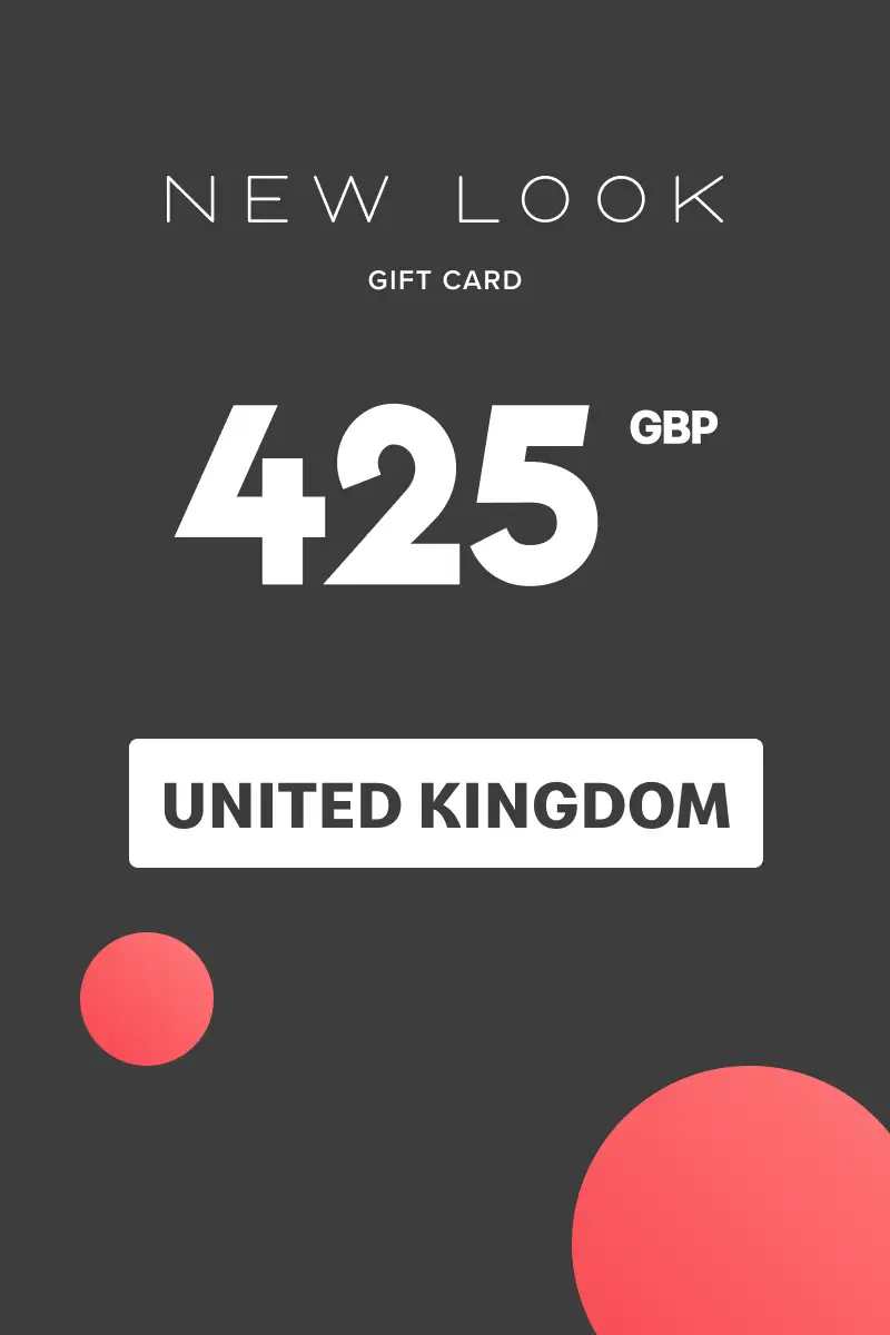 New Look 425 GBP Gift Card (United Kingdom) - Digital Key
