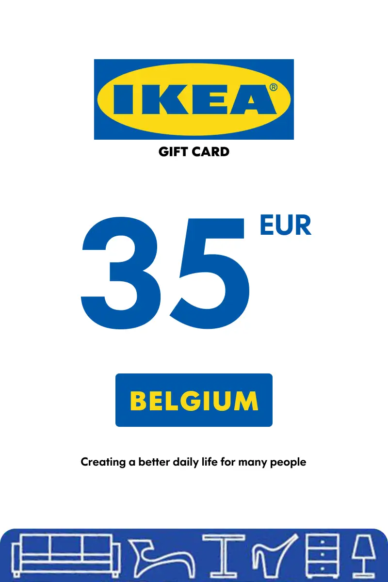 IKEA 35 EUR Gift Card (Belgium) - Digital Key
