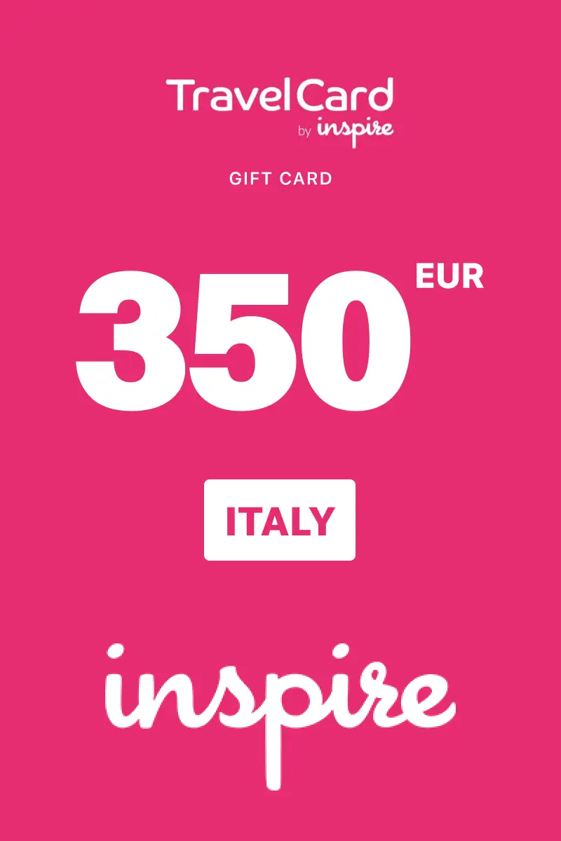 TravelCard by Inspire 350 EUR Gift Card (Italy) - Digital Key