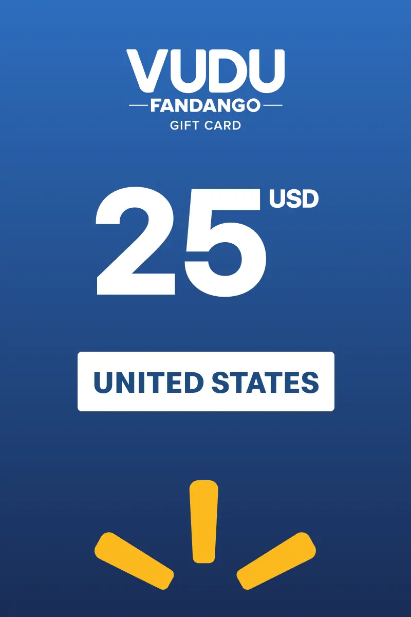 Vudu 25 USD Gift Card (United States) - Digital Key