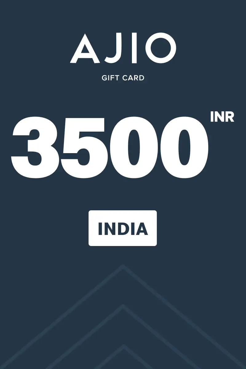 AJIO 3500 INR Gift Card (India) - Digital Key
