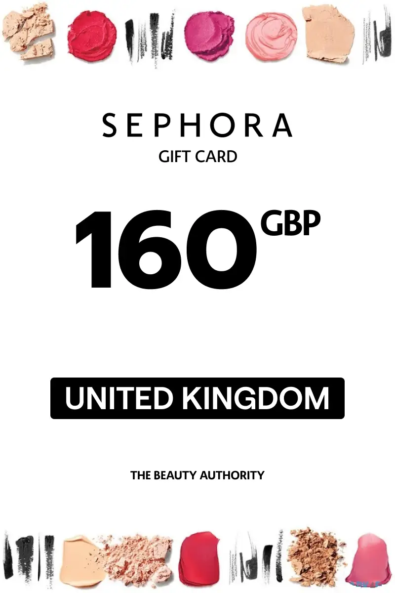 Sephora 160 GBP Gift Card (United Kingdom) - Digital Key