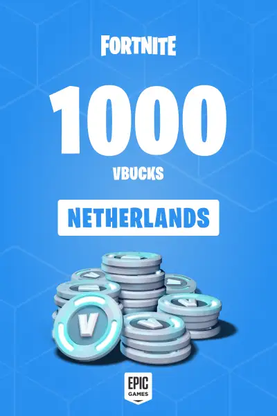 Fortnite - 1000 V-Bucks Card (Netherlands) - Digital Key