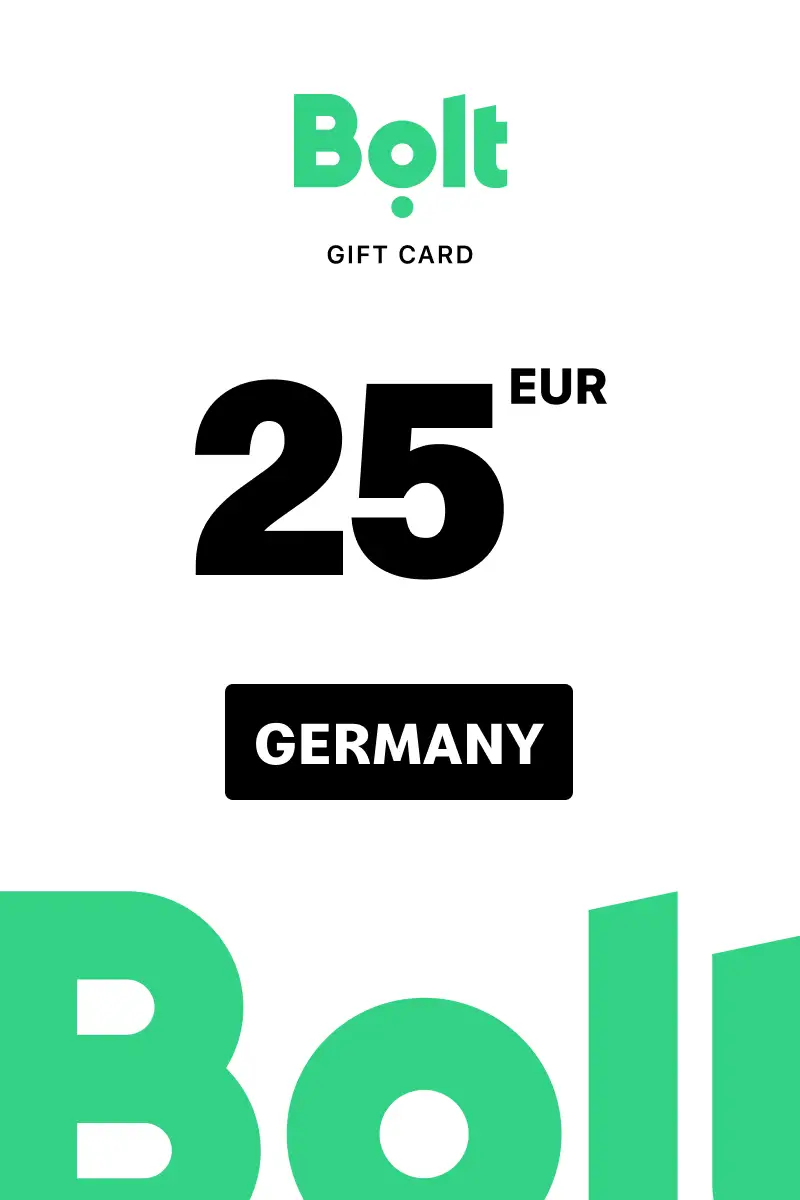 Bolt 25 EUR Gift Card (Germany) - Digital Key
